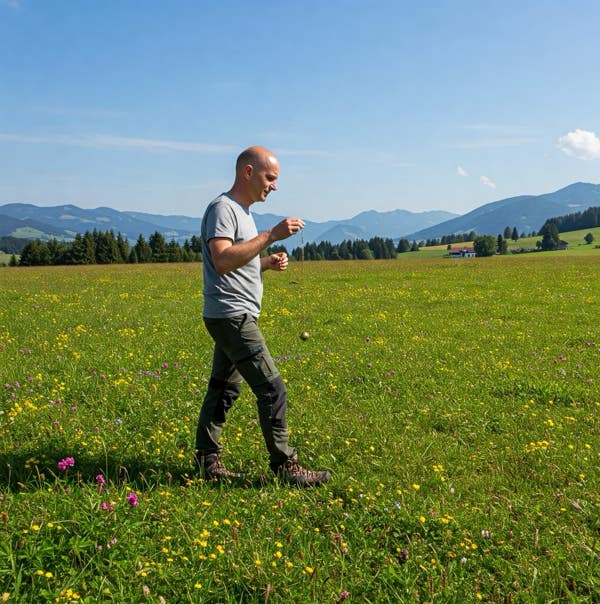 rutengeher sucht wasseradern und Erdstarhlen bzw. Störzonen rutengeher sucht wasseradern und Erdstarhlen bzw. Störzonen